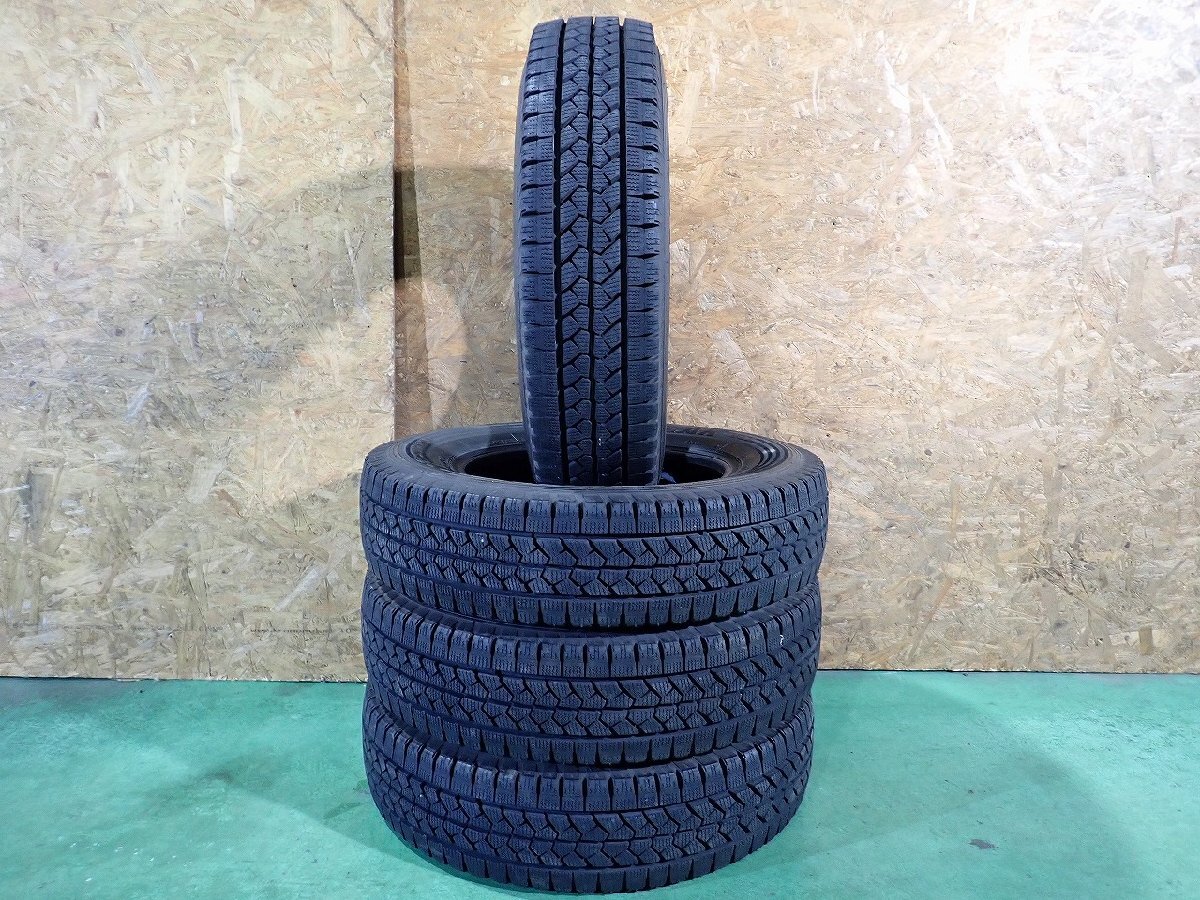 RB4125【送料無料165R14 6PR】4本 ブリヂストン ブリザック VL1 中古スタッドレス ADバンなど 商用車に ≪即決≫拍卖