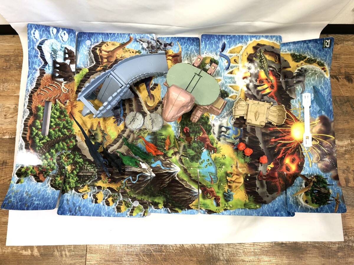 《11268》1円スタート! アニア アニマルアドベンチャー 合体!恐竜探検島 恐竜人形 フィギュア おまとめ拍卖