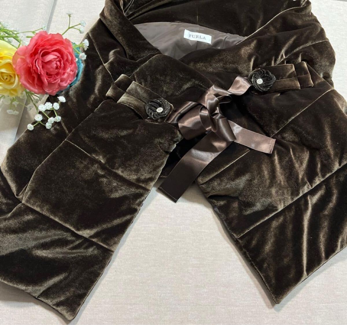 新品タグ付 FURLAフルラ あったか ショール拍卖