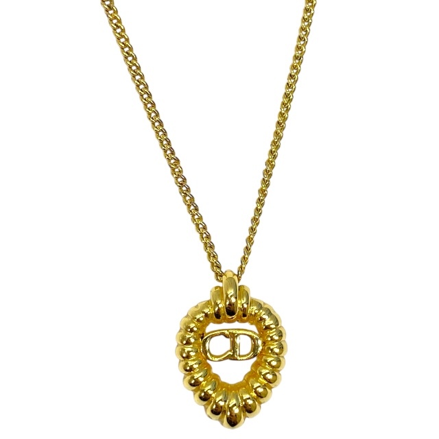 ディオール ネックレス ペンダント アクセサリー ジュエリー CDロゴ ゴールド Christian Dior拍卖