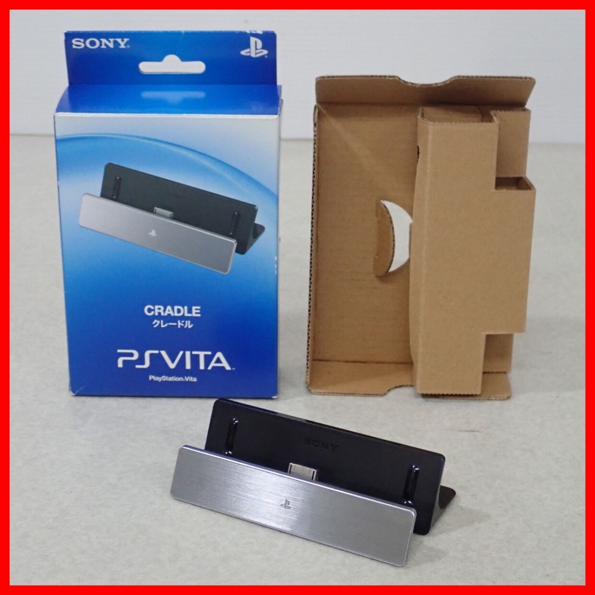 動作品 PSVITA プレイステーション・ヴィータ クレードル PCH-ZCL1 CRADLE PCH-1000/1100専用 ソニー SONY 箱説付【10拍卖