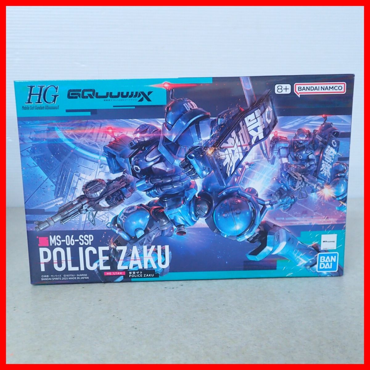 未開封 バンダイ HG 1/144 機動戦士ガンダムジークアクス MS-06-SSP POLICE ZAKU 軍用ザク BANDAI【20拍卖