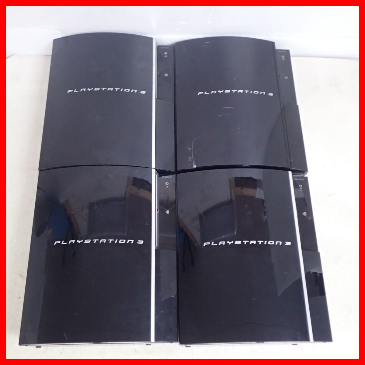 PS3 プレステ3 本体のみ CECHA00 1台/CECHB00 1台/CECHL00 2台 まとめて4台セット PlayStation3 SONY HDDなし 起動不可 ジャンク【40拍卖