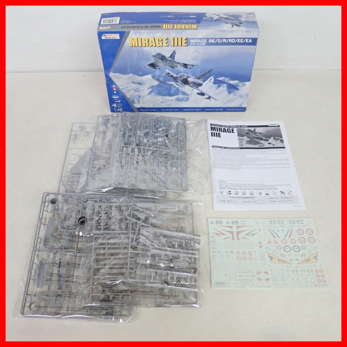 未組立 キネティック 1/48 K48050 ミラージュIIIE/O/R/RD/EE/EA プラモデル アルゼンチン空軍 MIRAGE KINETIC【20拍卖