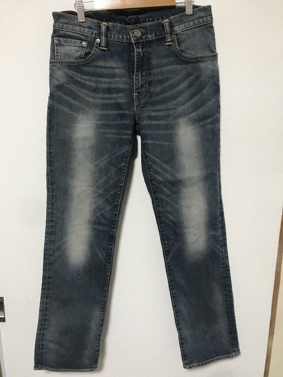 送無♪Levi's 502♪色落ち加工ストレッチジーンズ・W30拍卖