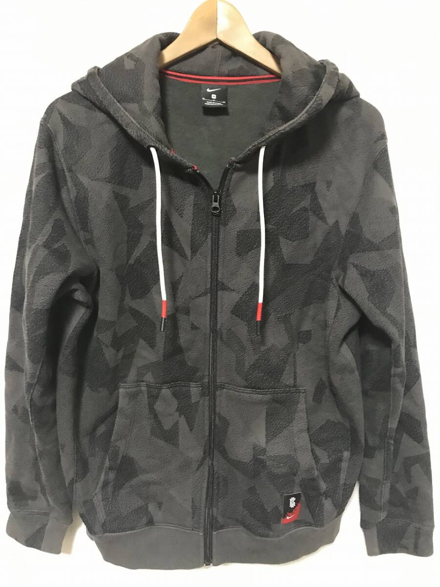 送無♪NIKE ナイキ♪ジップアップスウェットパーカー・総柄・M拍卖