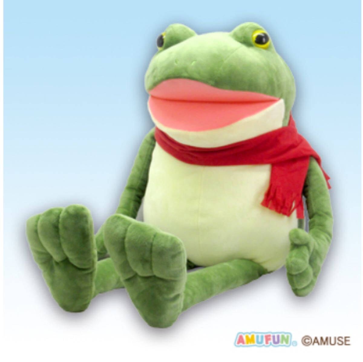 おとぼけケロピョンほんわかマフラーウルトラBIG/ぎゃますけ拍卖