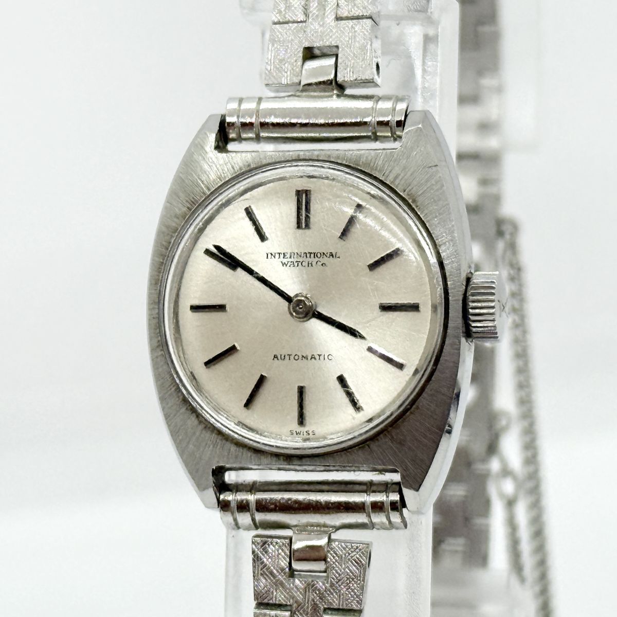 K7986 IWC INTERNATIONAL WATCH Co インターナショナル・ウォッチ・カンパニー AT 自動巻 銀 SS 稼働品 腕時計拍卖