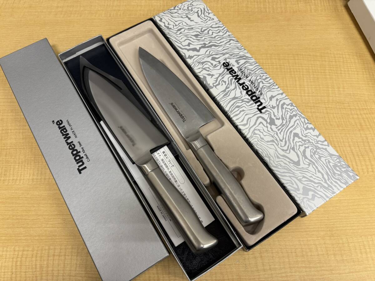 タッパーウェアTupperware出刃包丁×2本セット★K2526拍卖