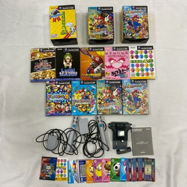 B222△GC ソフト 9本まとめ 大乱闘スマッシュブラザーズ/マリオパーティ/ルイージマンション/他 マイク DOL-022/カードeリーダー AGB-014拍卖