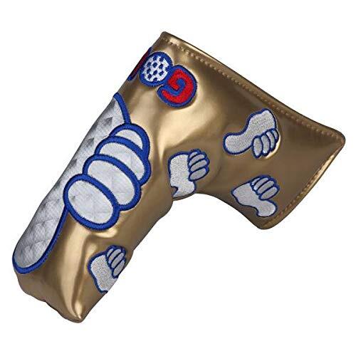 パターカバー ピンタイプ スコッティーキャメロン オデッセイに適合 ヘッドカバー 磁石タイプ開閉 GoodJob刺繍 金拍卖