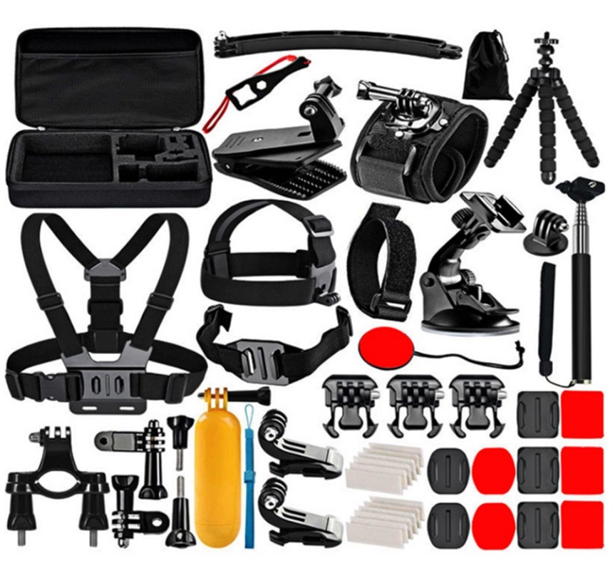 アクションカメラ 撮影用パーツ 50点セット 50 in 1 アクセサリーキット 【GoPro Hero 11 10 9 8 7 6 5 4 GoPro Max GoPro】拍卖