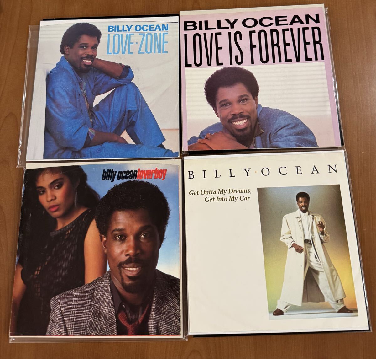 USオリジナルシングル5枚 Billy Ocean 【preowned/中古★w/pic sleeve】ジャケットのみ2枚拍卖