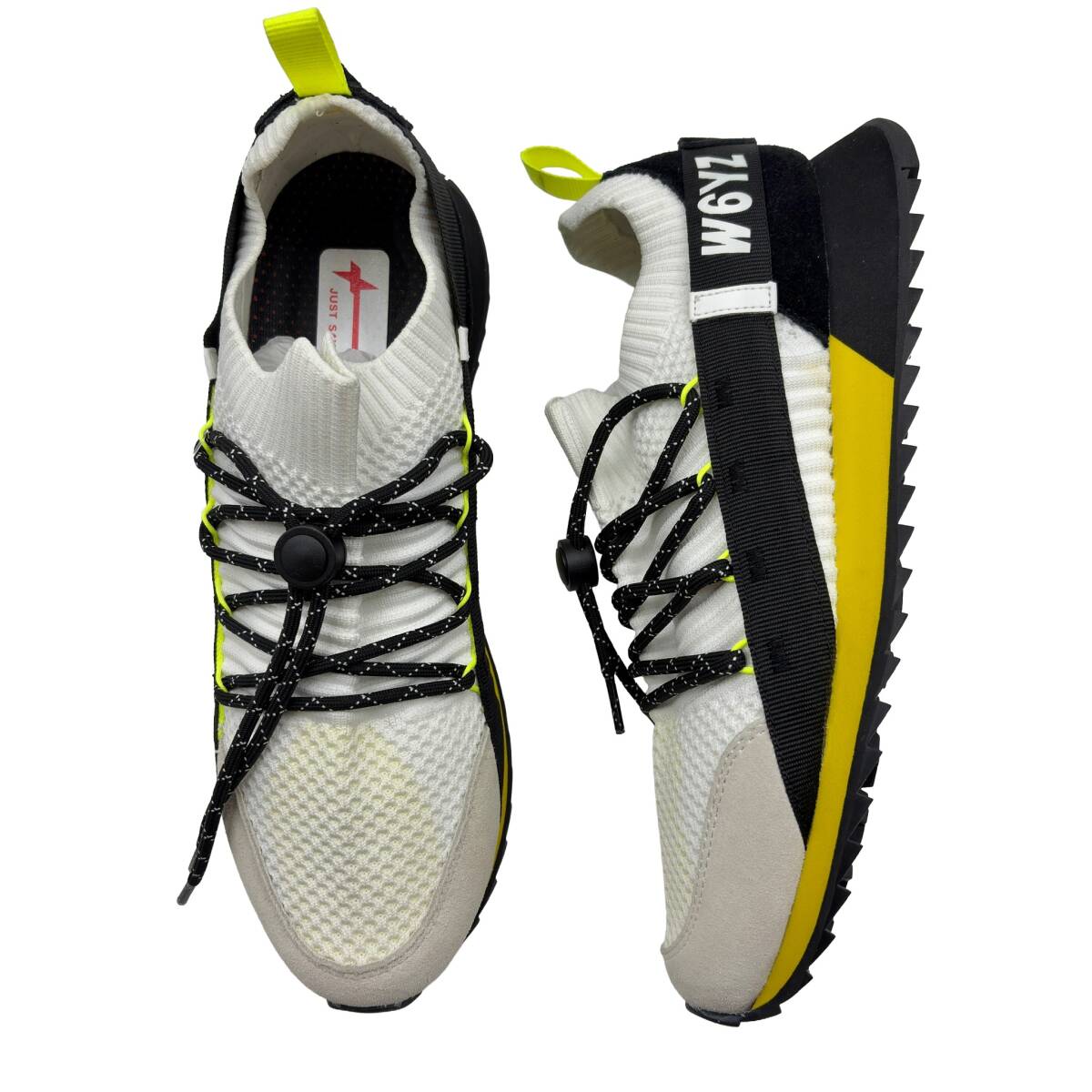 【サイズ選択】定価36300円■W6YZ■日本限定モデル ニットスニーカー EVO■ホワイト/イエロー■ウィズ■EVO230-1N37拍卖