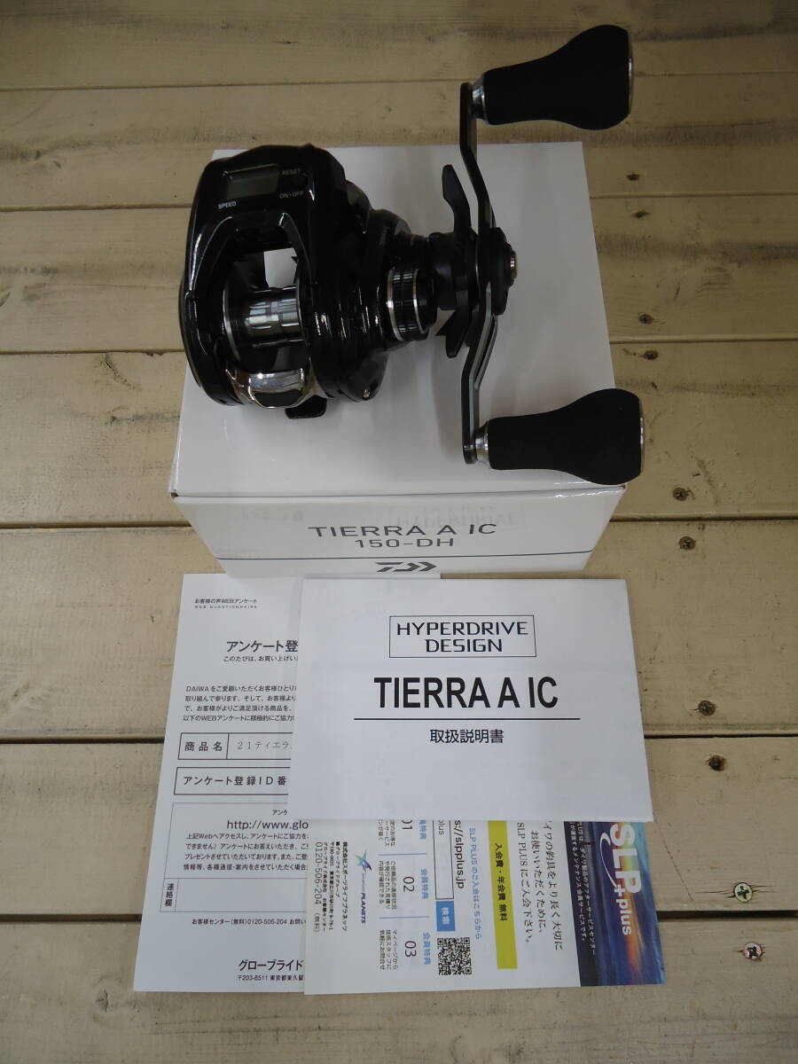 T3574 送料無料! ダイワ 21ティエラA IC 150-DH 商品説明欄必読拍卖