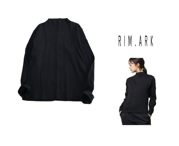 リムアーク コットン ボトルネック Soft rib minimum cut  15,400円 ブラック RIM.ARK拍卖