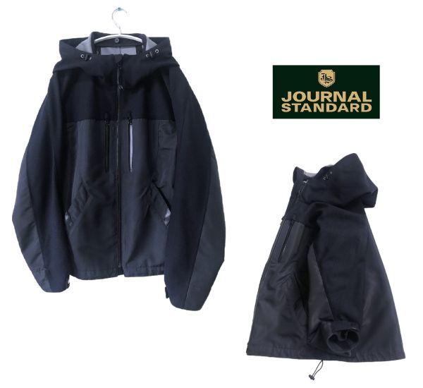 ジャーナルスタンダード 美品 ラグラン ユニセックス ポリエステル フーデットブルゾン ダークネイビー JOURNAL STANDARD拍卖