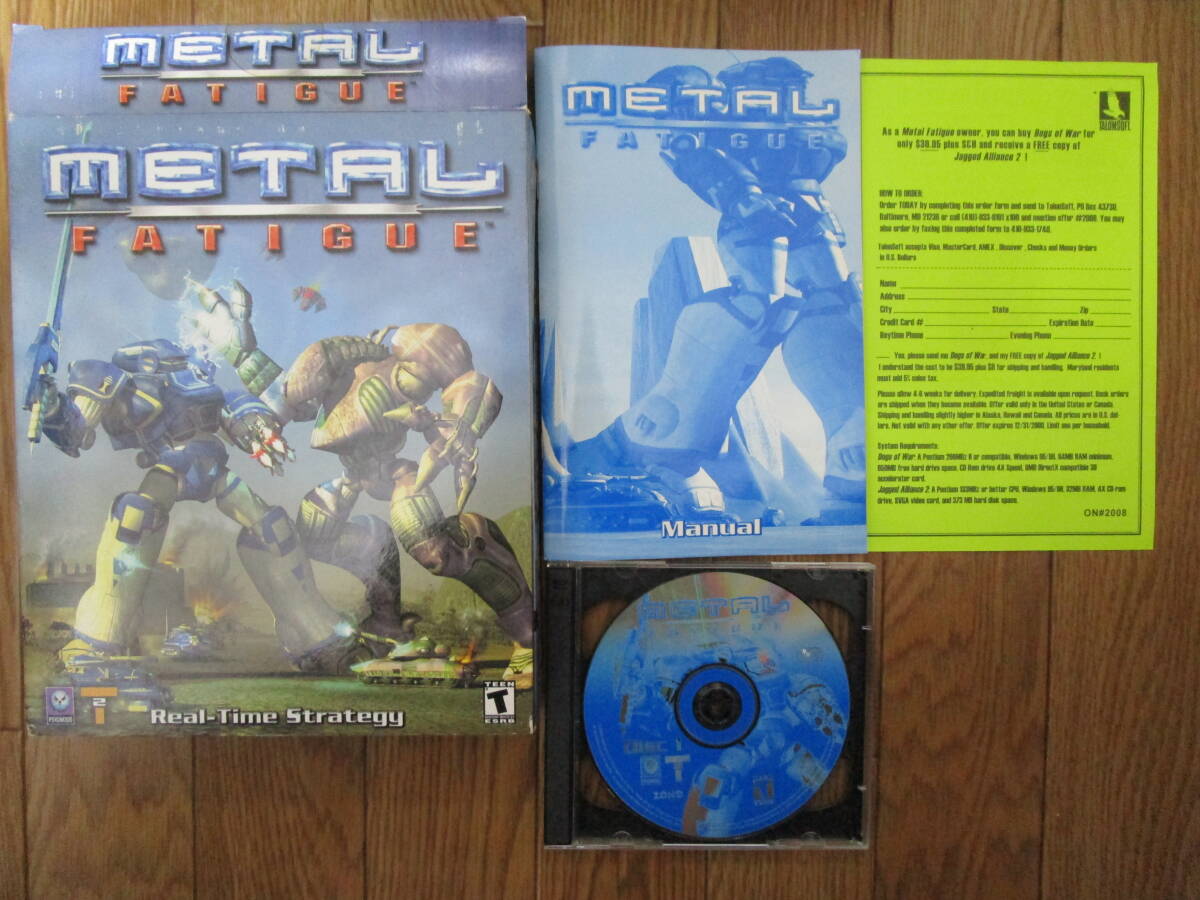 Metal Fatigue 英語版 Take2 Psygnosis 2000 Windows95/98 CDROM BIGBOX 中古拍卖