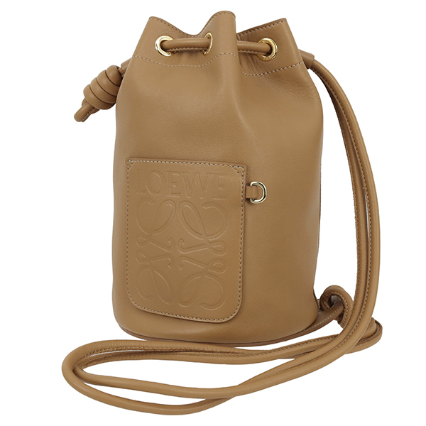 ロエベ セーラーバッグ スモール ナパカーフレザー ブラウン ショルダーバッグ 1258拍卖