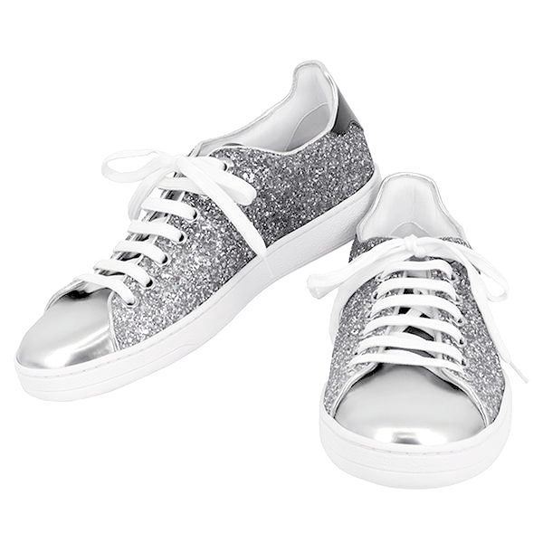 ルイヴィトン スニーカー フロントローライン レディース 22.5cm シルバー 154-3-17拍卖