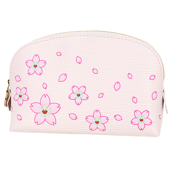 ルイヴィトン ポーチ バッグ M13744 LV×TM ポシェットコスメティック PM エピ チェリーブロッサム 156743拍卖