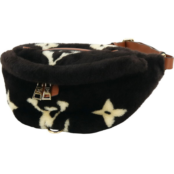 ルイヴィトン ボディバッグ バムバッグ シアリング レザー 156185拍卖