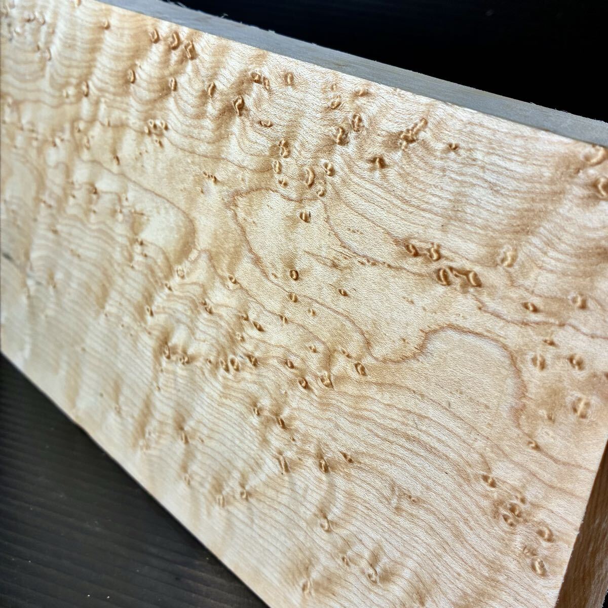 『YY0129』極上美杢 激レア バーズアイメイプル(縦幅厚251-148-25㎜)鳥眼杢 ペンブランク ハンドメイド素材拍卖