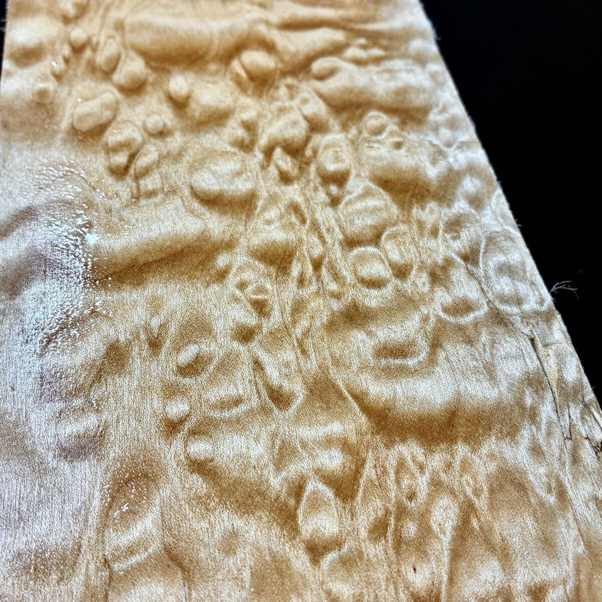 『YY0134』極上美杢 激レア 玉杢 キルトメイプル(縦幅厚313-118-23㎜)ペンブランク ハンドメイド素材拍卖