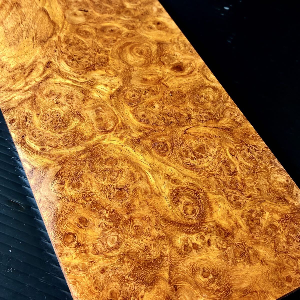 『YY0135』激美杢 良材 花梨 瘤材 葡萄杢 板材 ペンブランク(縦幅厚287-120-20㎜) ハンドメイド素材 希少材 銘木拍卖