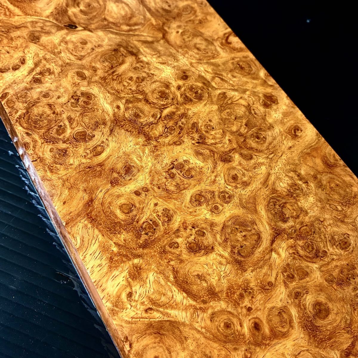 『YY0136』激美杢 良材 花梨 瘤材 葡萄杢 板材 ペンブランク(縦幅厚287-123-20㎜) ハンドメイド素材 希少材 銘木拍卖