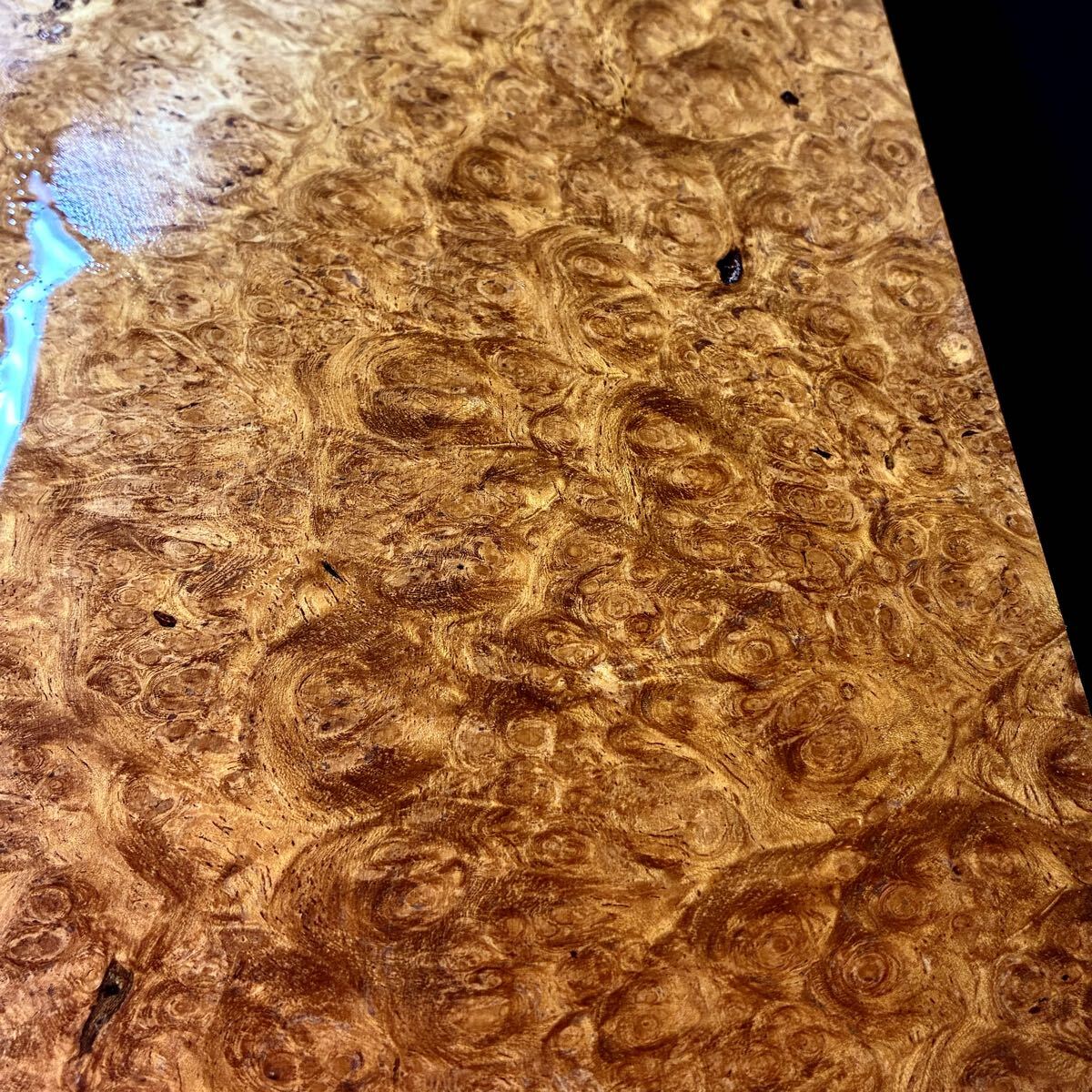 『YY0144』極厚 極上美杢 超小粒 花梨 瘤材 葡萄杢 板材 ペンブランク(縦幅厚273-118-31㎜) ハンドメイド素材 希少材 銘木拍卖