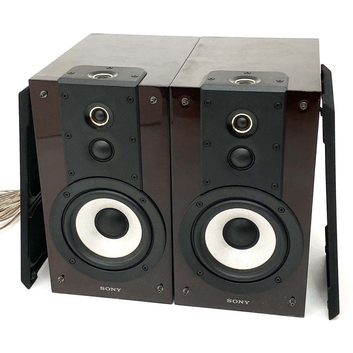 動作品 SONY ソニー スピーカーペア 3WAY4ドライバースピーカーシステム SS-HW1 オーディオ 音響機器 alp古1016拍卖