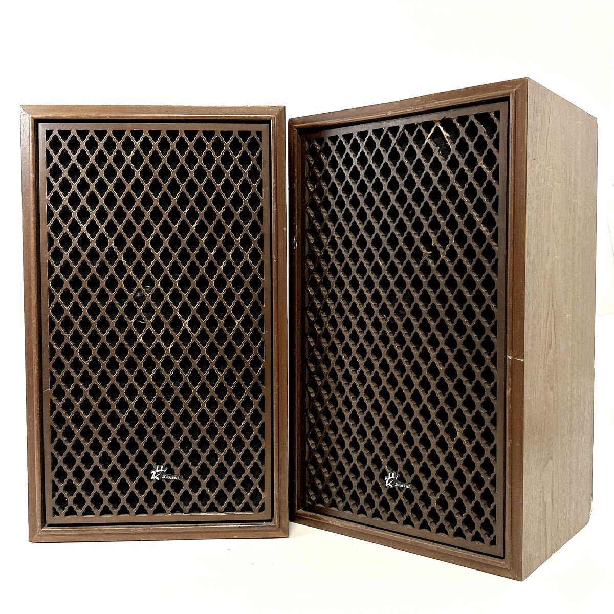 動作品 SANSUI SP-70 スピーカーペア サンスイ オーディオ 音響機器 alp岩1020長拍卖