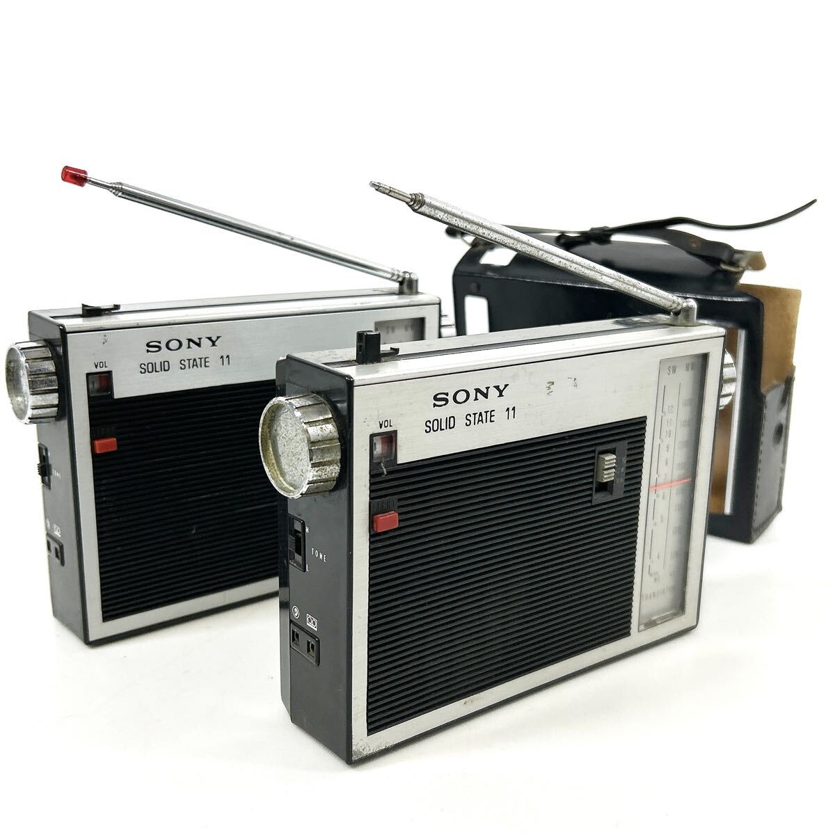 動作品 SONY TFM-110D ソニー トランジスタラジオ 2点 昭和レトロ alp岩1023長拍卖