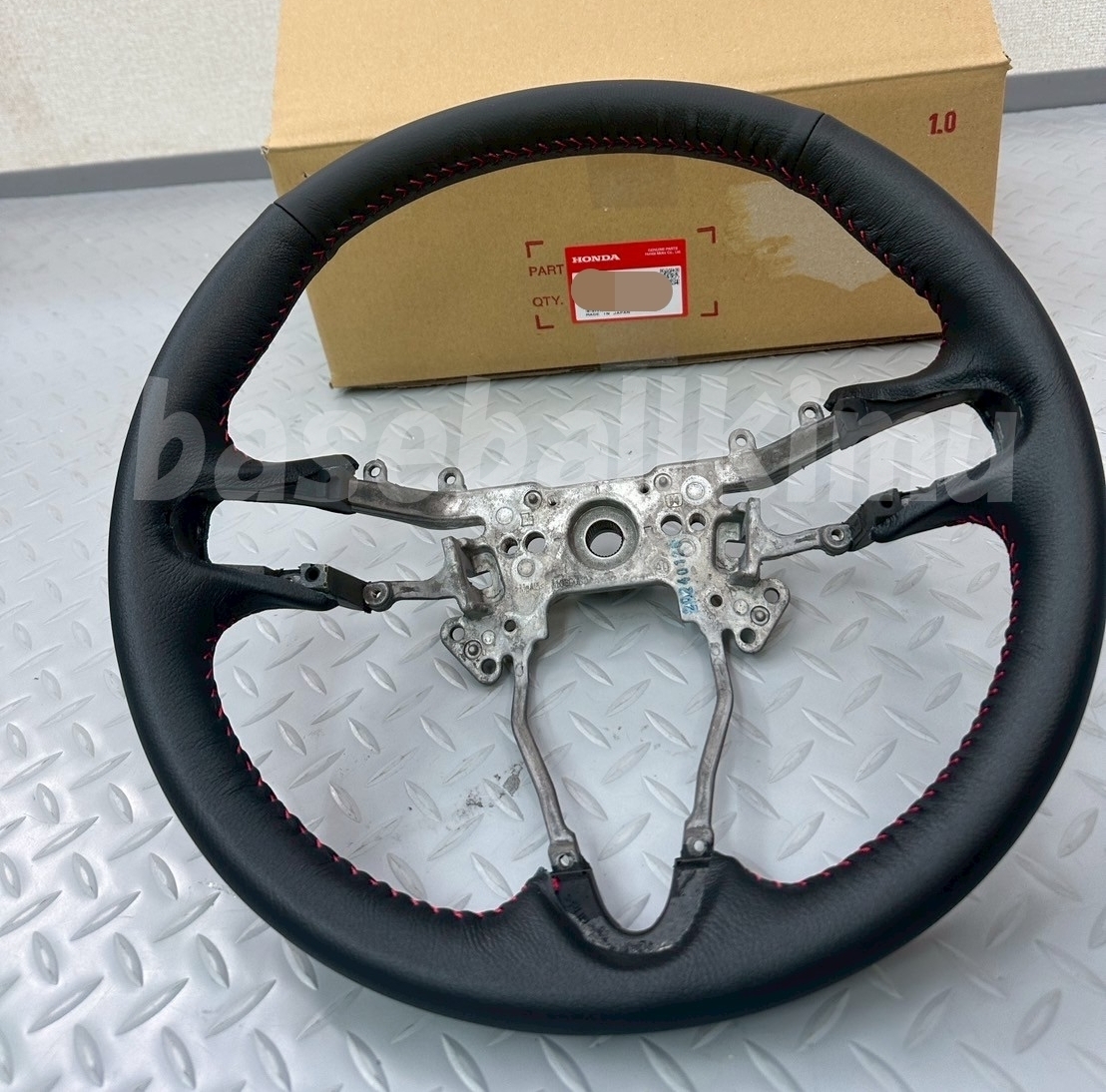 ■新品■ホンダ純正部 HONDA TYPE R ステアリングハンドル グリップCOMP NH608L シビック4D FD2拍卖