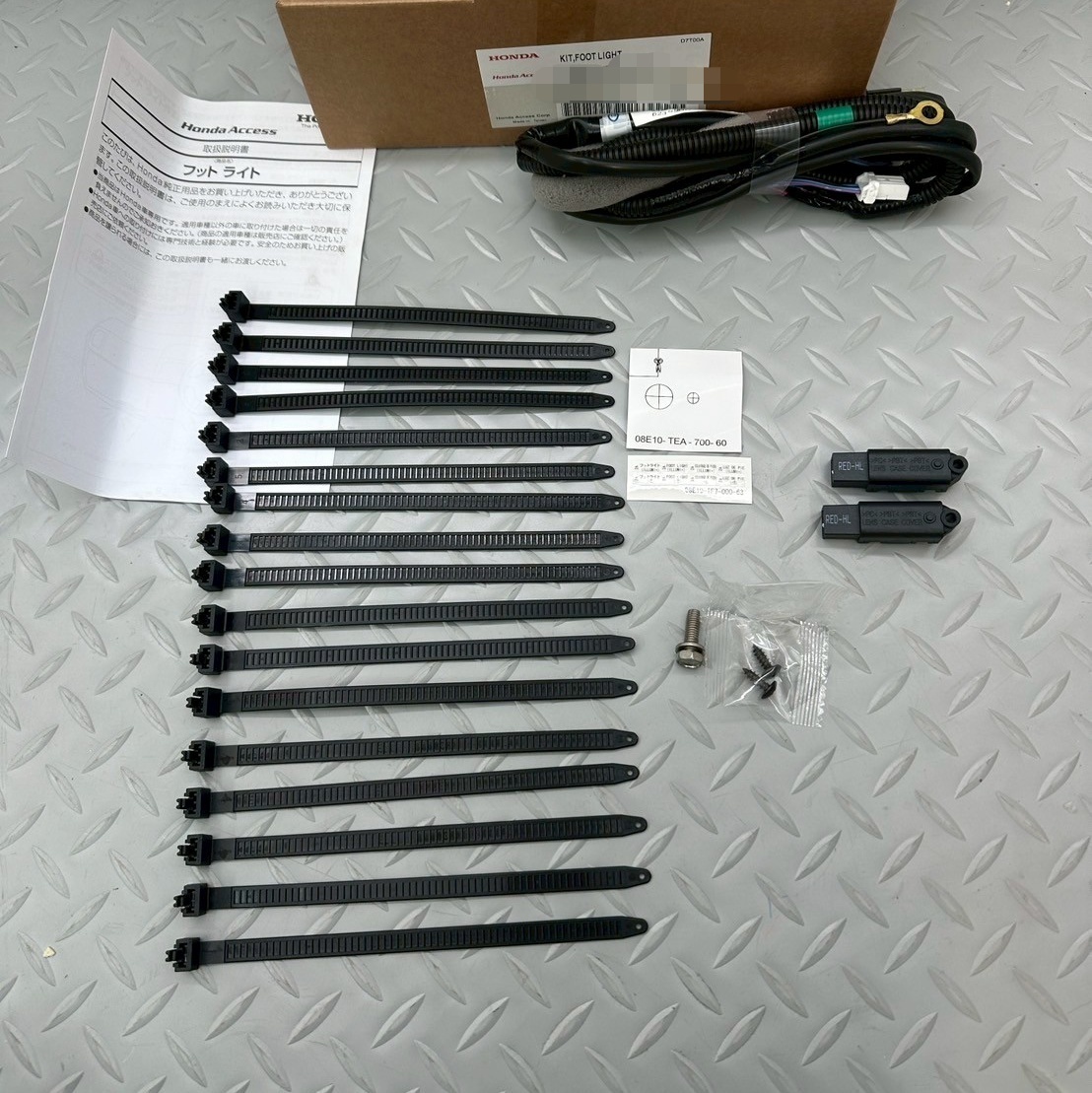 ■新品■ ホンダ 純正 FK7 FK8 シビック フットライト ランプ レッド拍卖