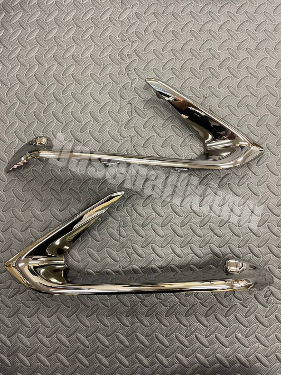 ■新品■トヨタ純正 10系アクア G's リヤバンパーガーニッシュ 左右セット リヤバンパーピース NHP10 クロームメッキ拍卖