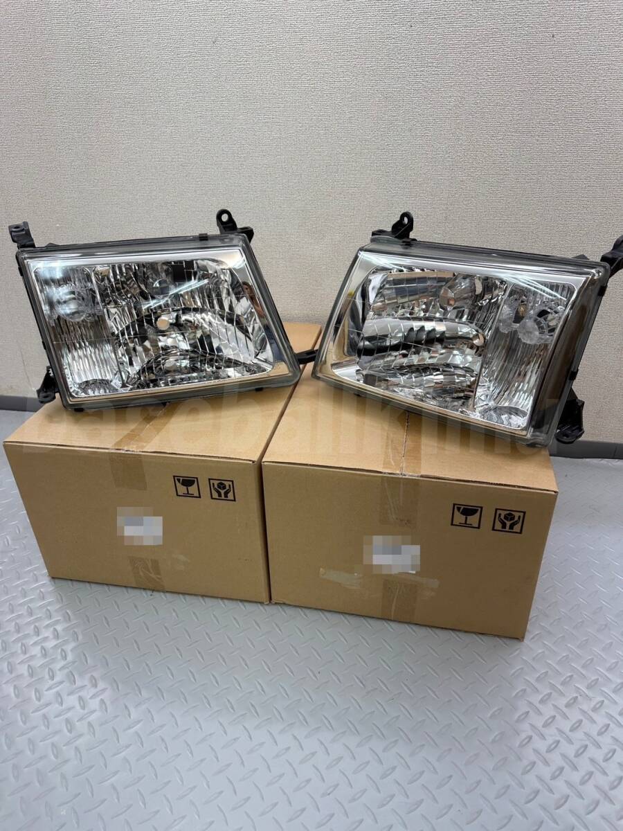 ■新品■トヨタ純正 TOYOTA ランクル100系 HDJ101/UZJ100 前期 中期 ヘッド ライト ユニット ASSY 左右セット ランプ拍卖