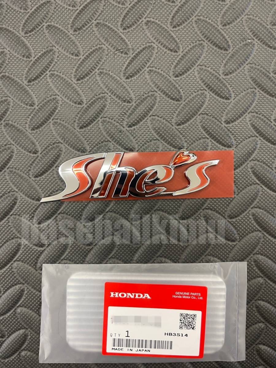■新品■ホンダ純正 エンブレム She's SHE'S フィット ハイブリッド HONDA FIT拍卖