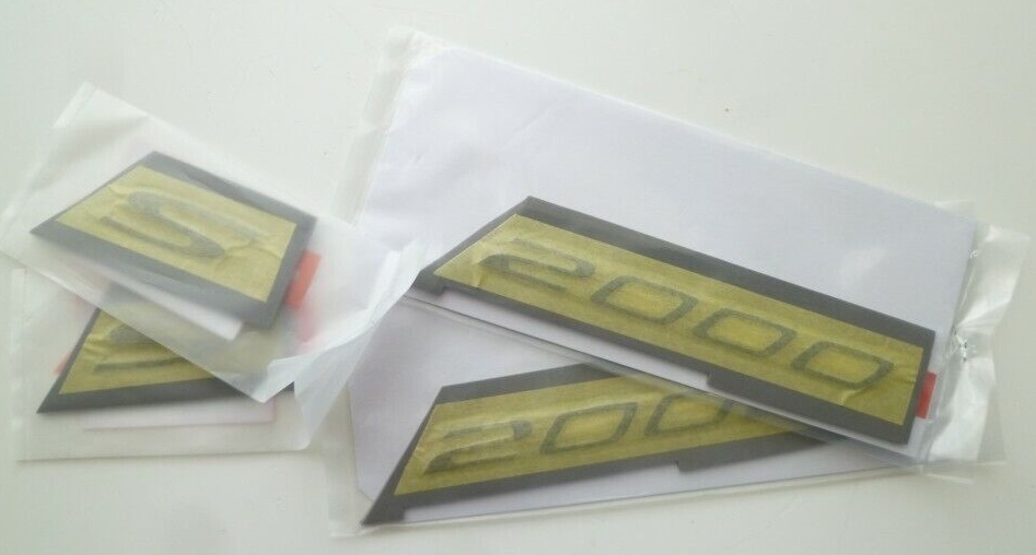 ■新品■ホンダ純正 S2000 AP1 AP2 クローム エンブレム バッジ フェンダー サイド 両側(計4点セット)拍卖