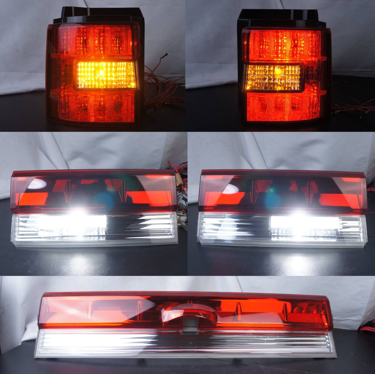 点灯OK 5点セット テールランプ CV5W 前期 デリカD:5 テールレンズ リアガーニッシュ 1146-378 1149-219 1143-231 CV1W CV2W CV4W @14478s拍卖