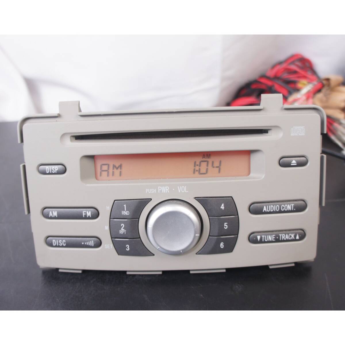 動作確認済 86180-B2300 オーディオ L275S L285S ミラ ヘッドユニット 純正形状 CD AM FM ダイハツ 純正 @14020s拍卖