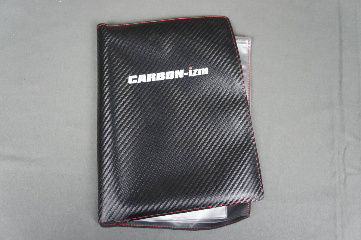 CARBON-izm 車検証入れ カーボン調 赤ステッチ SE3P 前期 RX-8外し 車検証 ケース @15124s拍卖