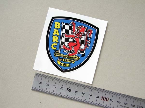 BARC ウィンドーステッカー 1960年代 内貼り・静電気ステッカー拍卖