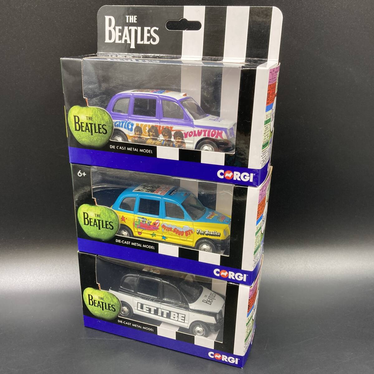 BQ740 コーギー 1/36 ザ・ビートルズ ロンドン タクシー Let It Be ほか ミニカー 3点 まとめて拍卖