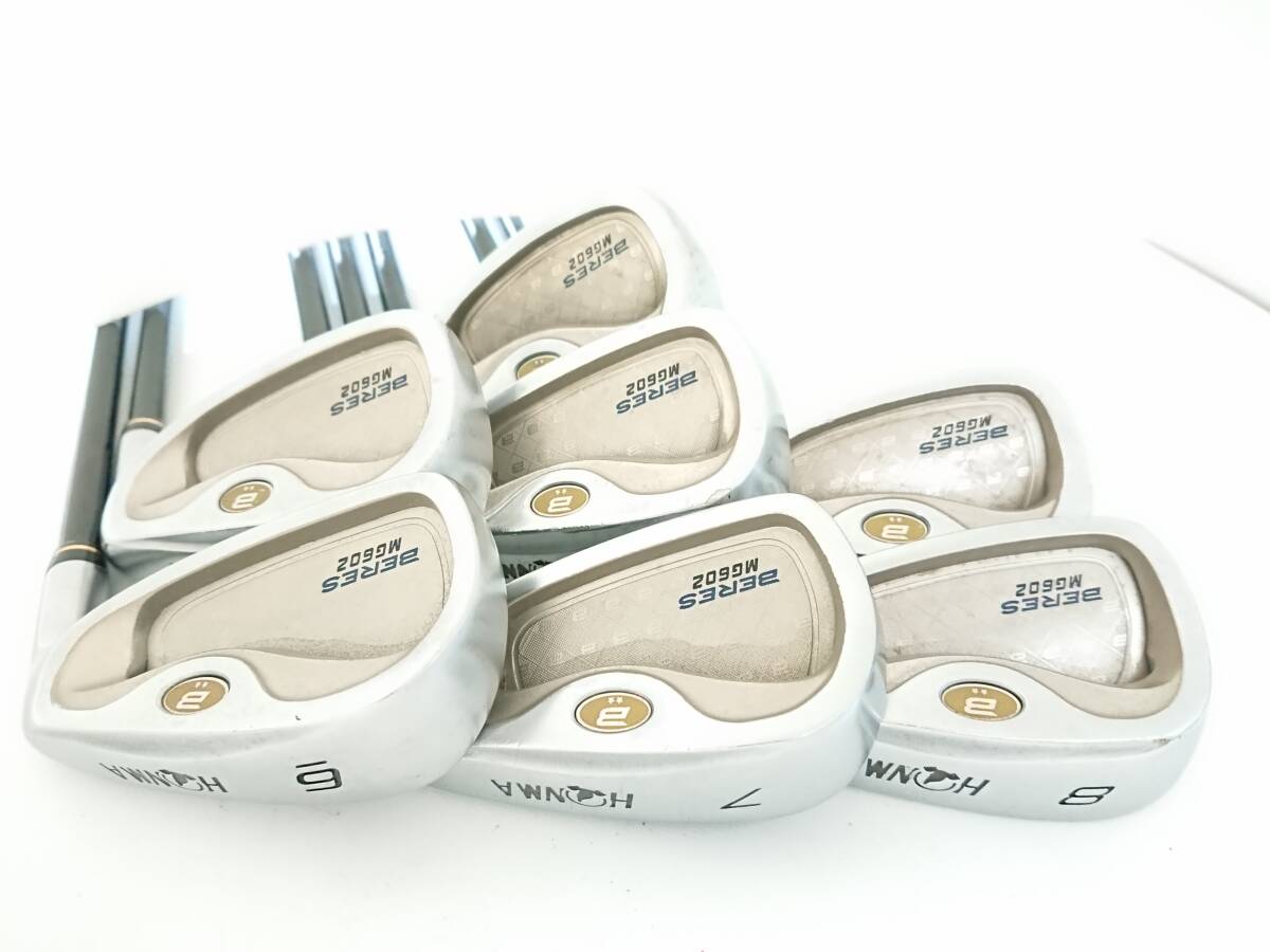 本間ゴルフ◆◆ 最高級 ベレス BERES MG602 金 2星★★アーマックR仕様 ◆◆豪華7本組!!!拍卖