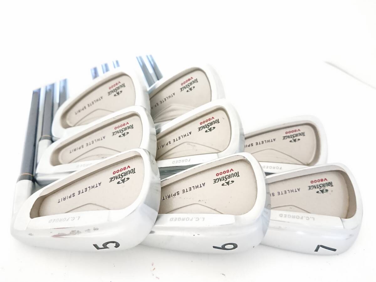 貴重なレディース !!!◆◆ 高級 ブリヂストン TOUR STAGE V アイアンセット ◆◆豪華8本組!!!拍卖
