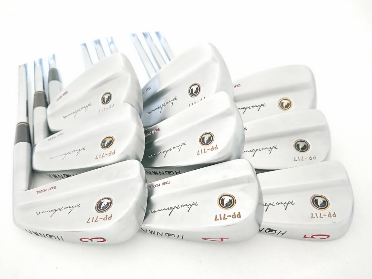 本間ゴルフ◆◆ 絶滅危種 軟鉄鍛造 PP-717 TOUR MODEL MB FORGED 豪華9本組!!! ◆◆奇跡の良品!!!拍卖