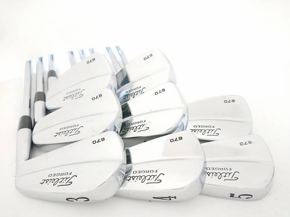 幻のマッスル !!!◆◆ 最高傑作 タイトリスト 670 FORGED ◆◆豪華8本組!!!拍卖