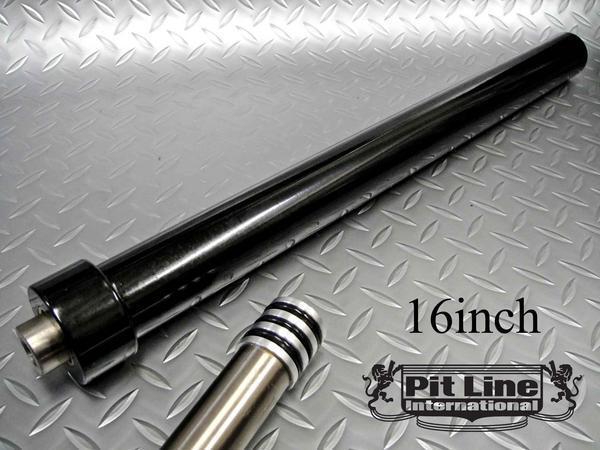 ハイドロ ファット ブラックシリンダー16inc強化シャフトタイプ2個 インパラ/キャデラック/タウンカー/ローライダー拍卖